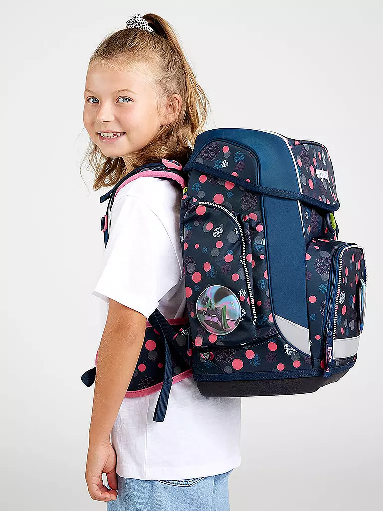 ERGOBAG | Schultaschen Set 5tlg Cubo - hantBärsiewelt | Noir