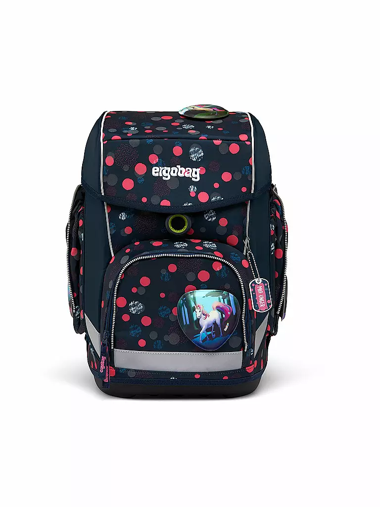 ERGOBAG | Schultaschen Set 5tlg Cubo - hantBärsiewelt | Noir