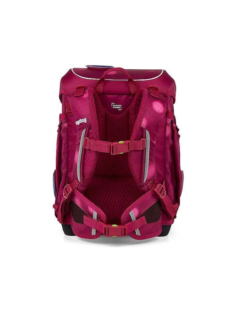 ERGOBAG | Schultaschen Set 5tlg CUBO LIGHT MondzauBär | Rose vif