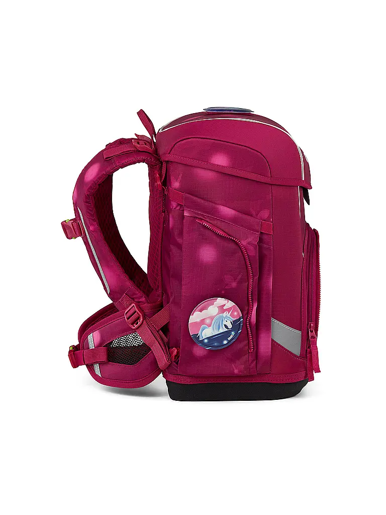 ERGOBAG | Schultaschen Set 5tlg CUBO LIGHT MondzauBär | Rose vif