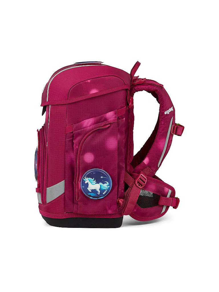 ERGOBAG | Schultaschen Set 5tlg CUBO LIGHT MondzauBär | Rose vif