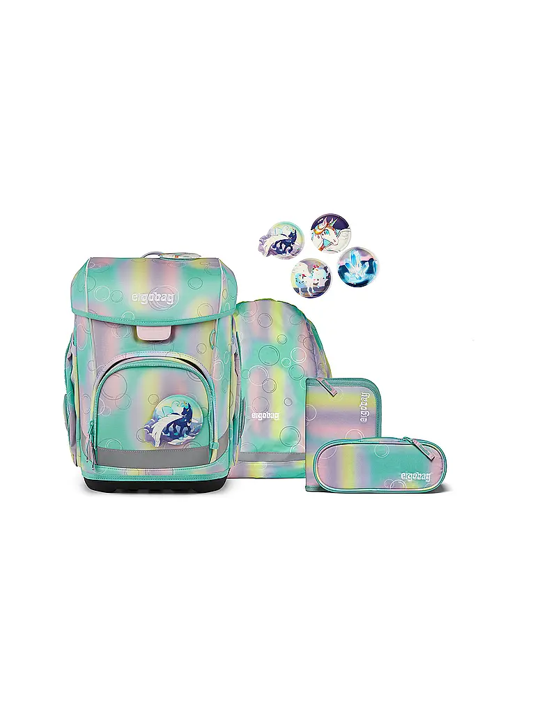 ERGOBAG | Schultaschen Set 5tlg CUBO LIGHT ZauBärwelt 2026 | Menthe