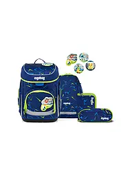 ERGOBAG | Schultaschen Set 5tlg CUBO SpitzenreitBär 2026 | Bleu foncé
