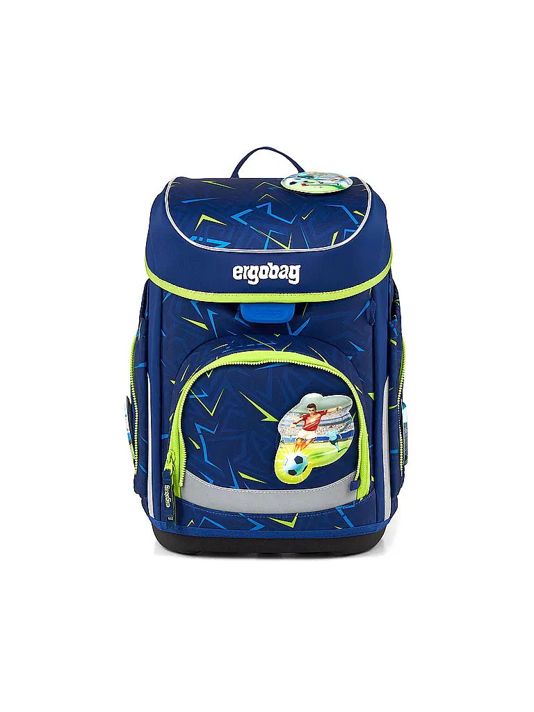 ERGOBAG | Schultaschen Set 5tlg CUBO SpitzenreitBär 2026 | Bleu foncé