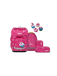 ERGOBAG | Schultaschen Set 5tlg CUBO SternzauBär 2026 | Rose vif