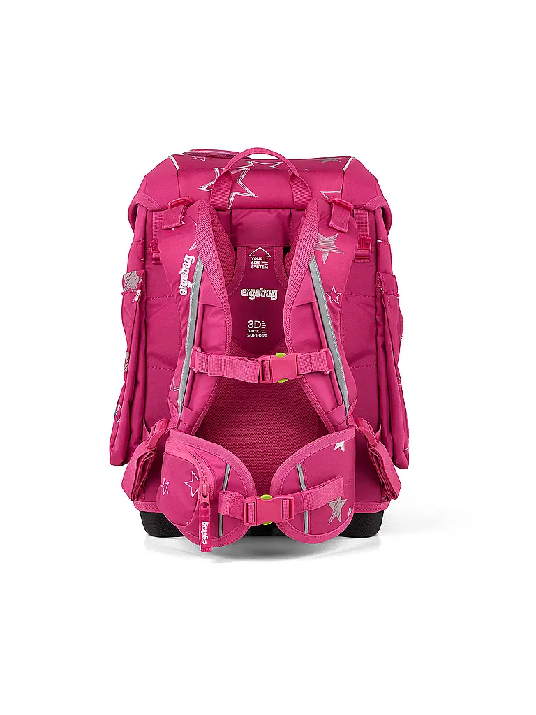 ERGOBAG | Schultaschen Set 5tlg CUBO SternzauBär 2026 | Rose vif