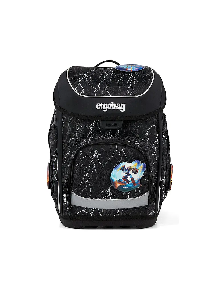 ERGOBAG | Schultaschen Set 5tlg CUBO Super ReflektBär 2026 | Noir