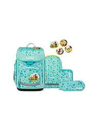 ERGOBAG | Schultaschen Set 5tlg CUBO | Turquoise