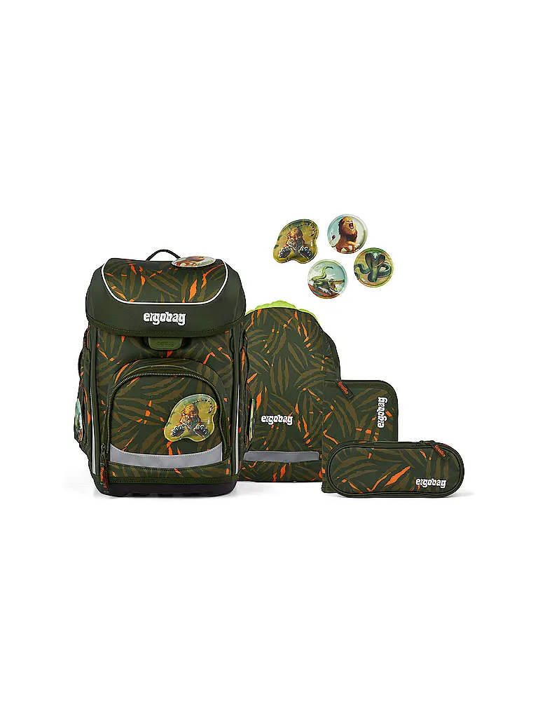 ERGOBAG | Schultaschen Set 5tlg CUBO | Noir