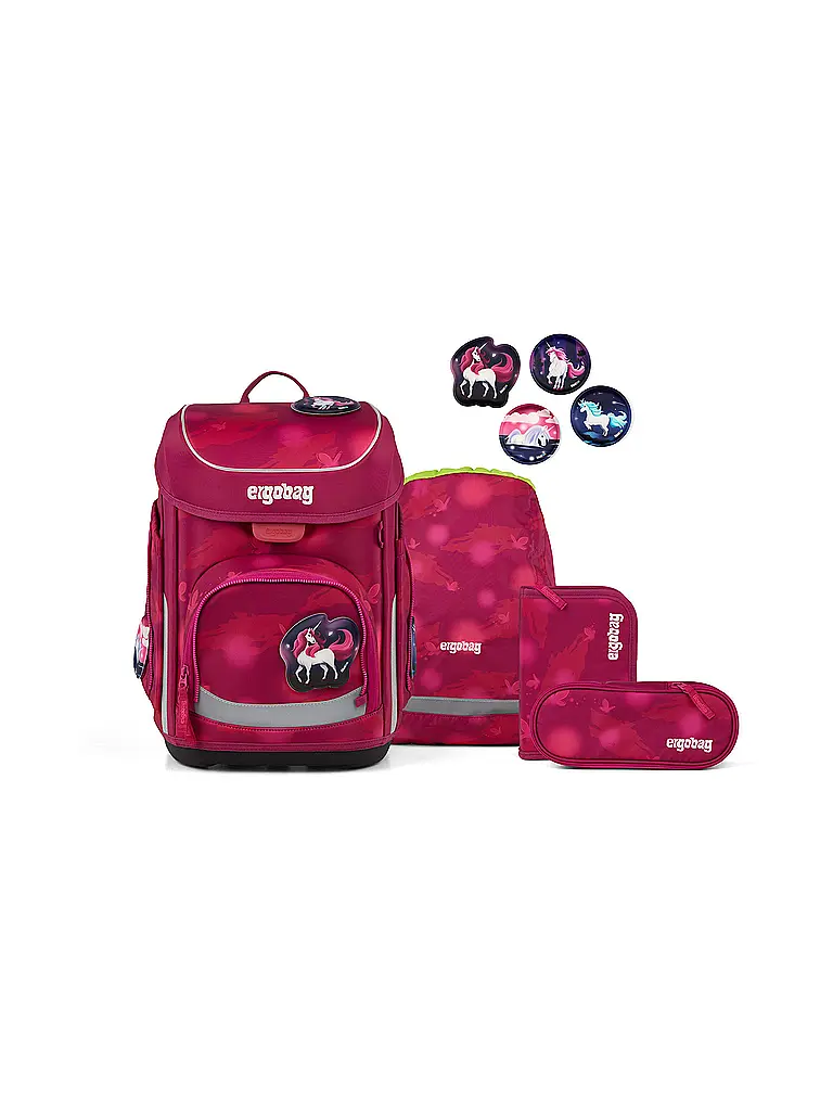 ERGOBAG | Schultaschen Set 5tlg CUBO | Rose vif