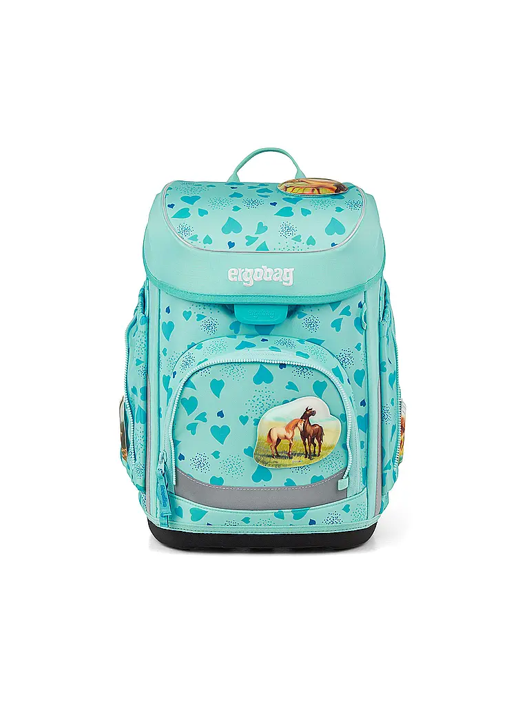 ERGOBAG | Schultaschen Set 5tlg CUBO | Turquoise