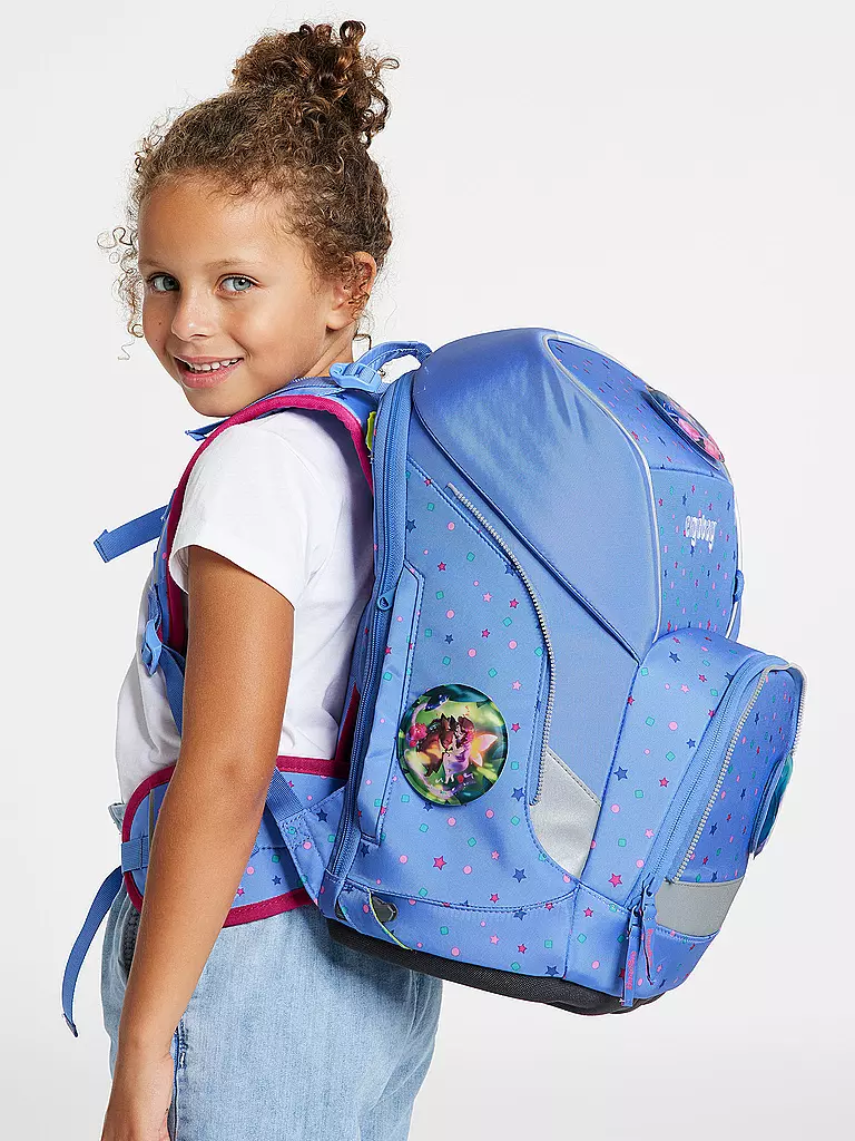 ERGOBAG | Schultaschen Set 5tlg Wide - Bärzaubernd | Bleu clair