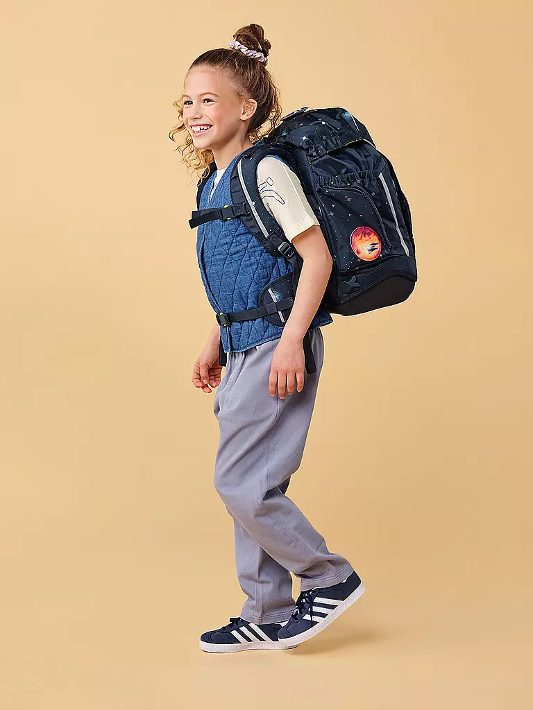 ERGOBAG | Schultaschen Set 6tlg MAXI KoBärnikus | Bleu foncé