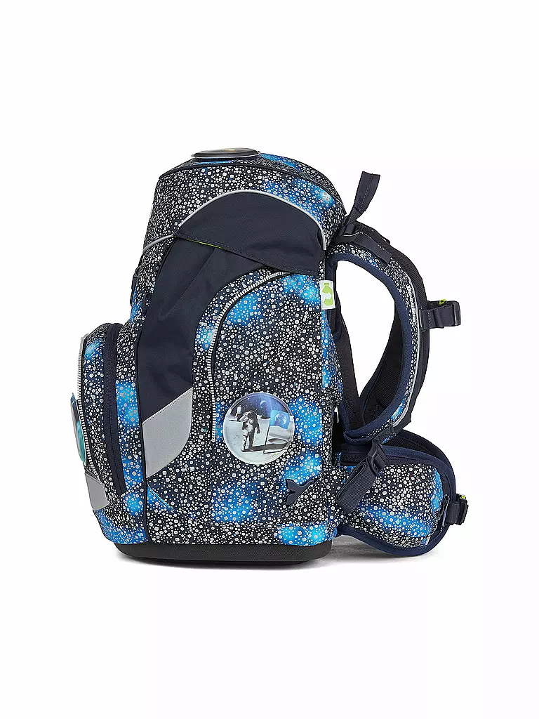ERGOBAG | Schultaschen Set 6tlg. Pack - Bär Anhalter durch die Galaxie | Bleu foncé