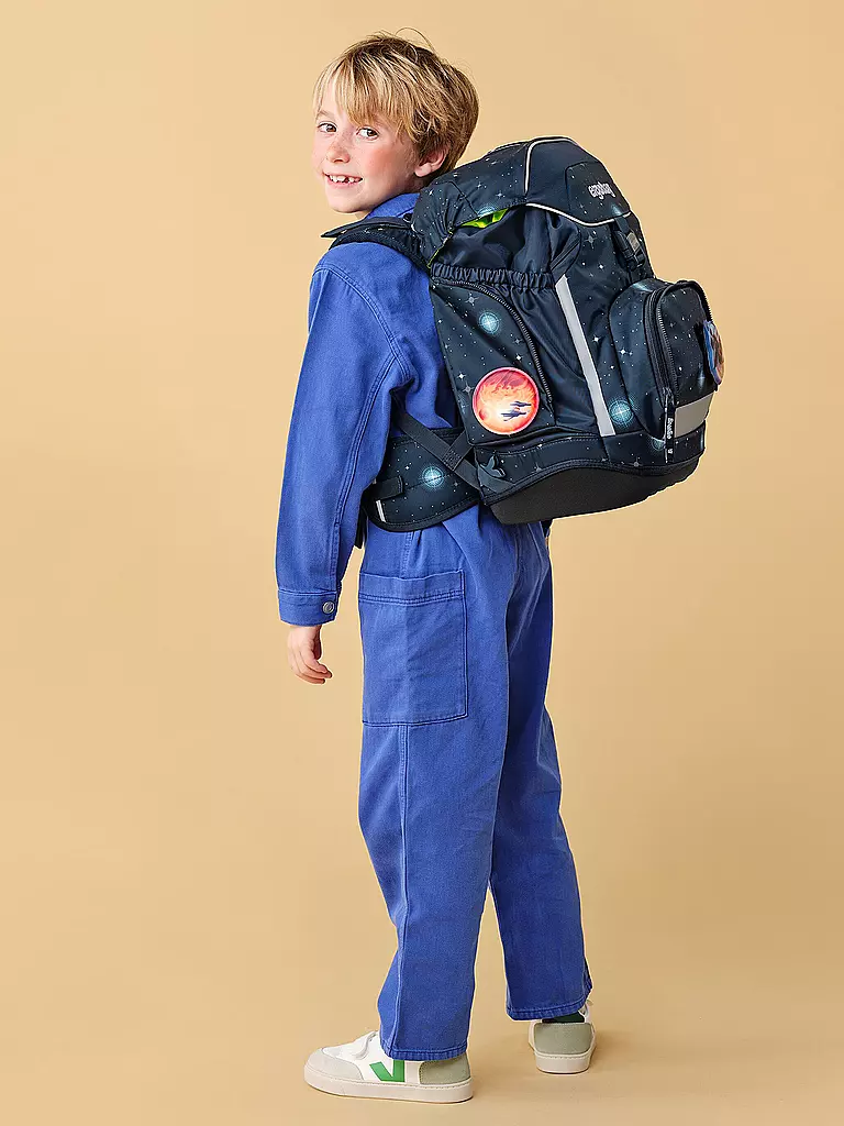 ERGOBAG | Schultaschen Set 6tlg. PACK KoBärnikus | Bleu foncé