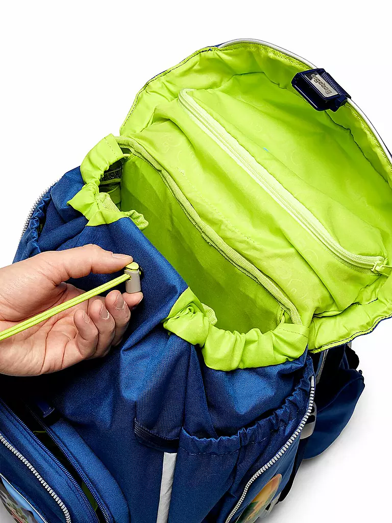 ERGOBAG | Schultaschen-Set 6-tlg. Pack - WaldmonstBär | Bleu