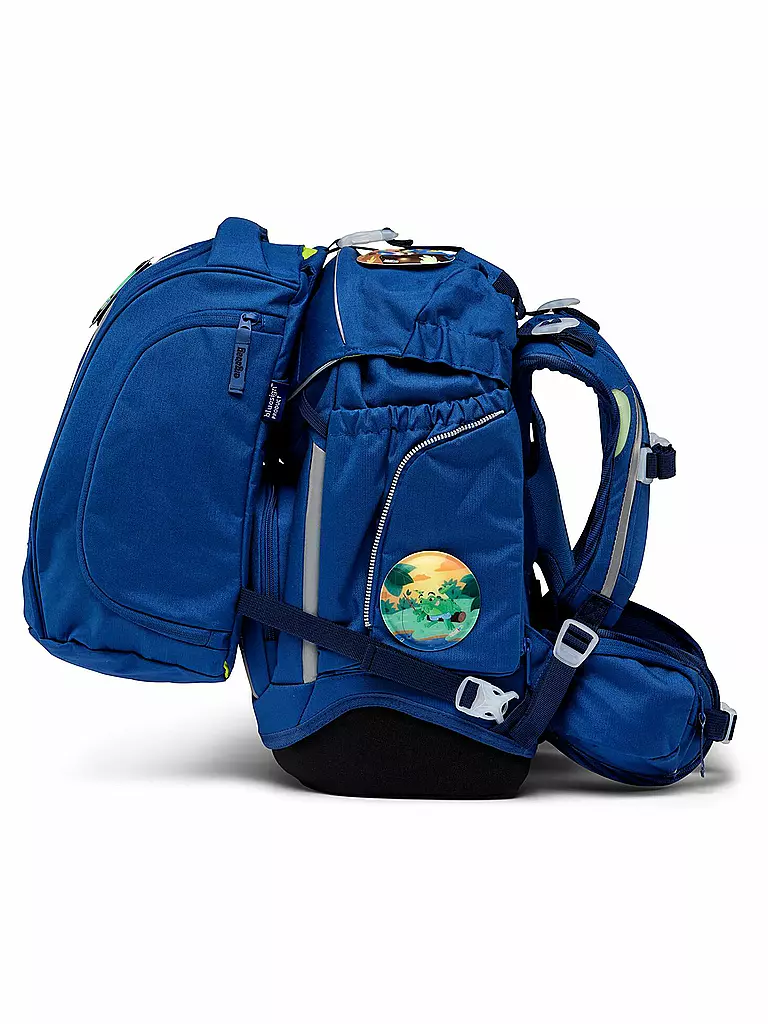 ERGOBAG | Schultaschen-Set 6-tlg. Pack - WaldmonstBär | Bleu