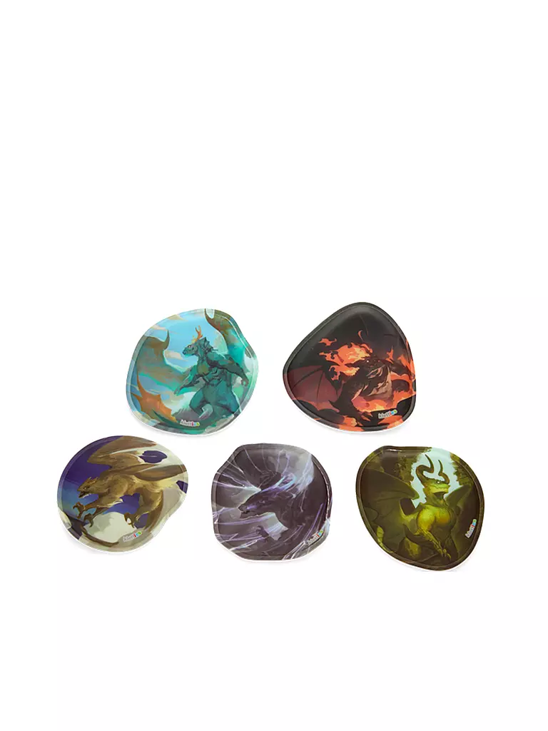 ERGOBAG | Set de 5 Kletties Contour Amis Dragons | Multicolore