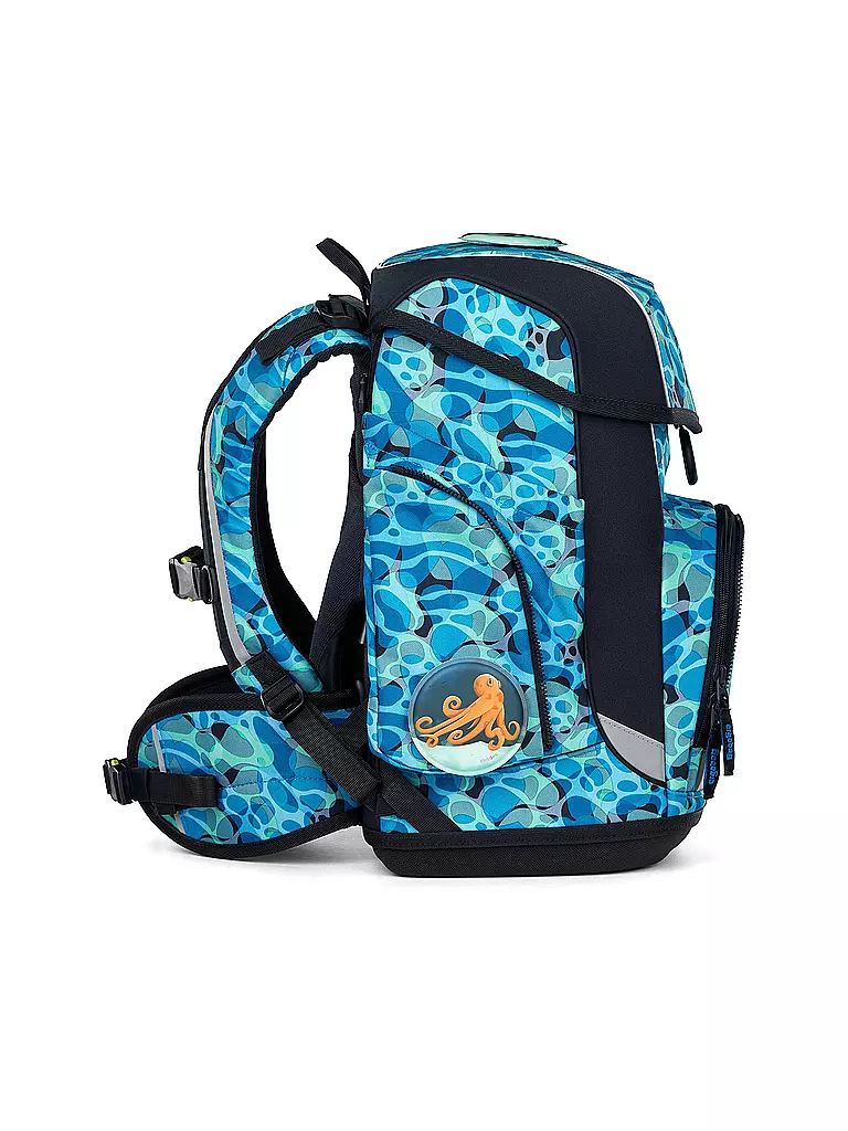 ERGOBAG | Set de cartable 5 pièces CUBO AbtauchBär | Bleu