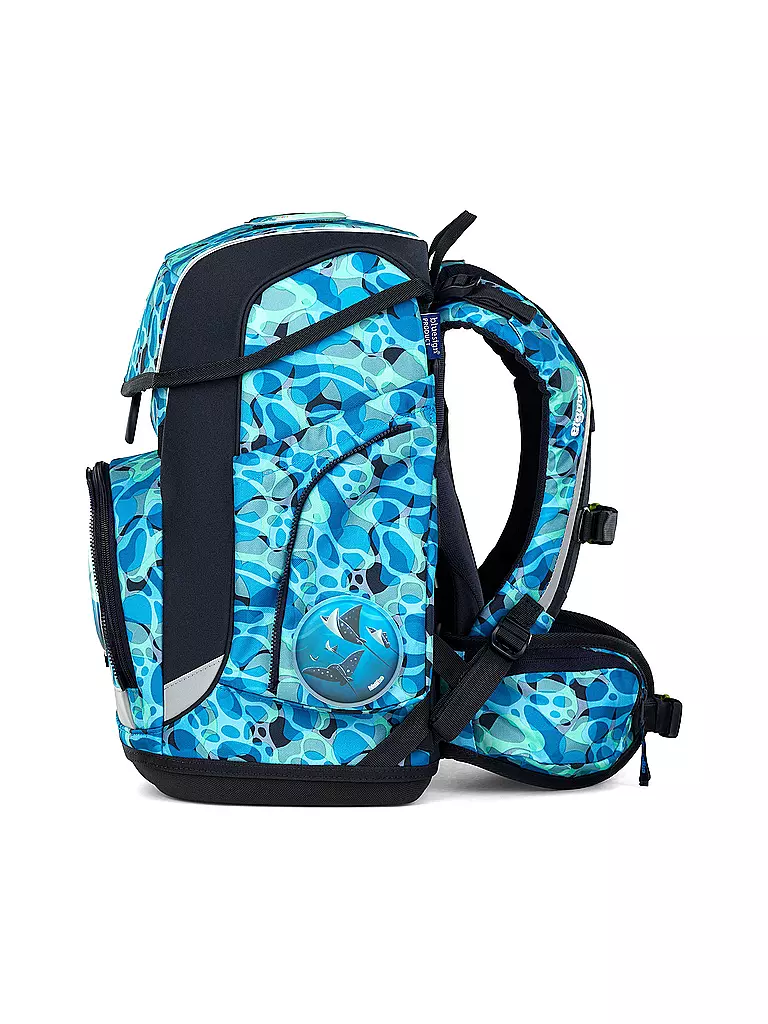 ERGOBAG | Set de cartable 5 pièces CUBO AbtauchBär | Bleu