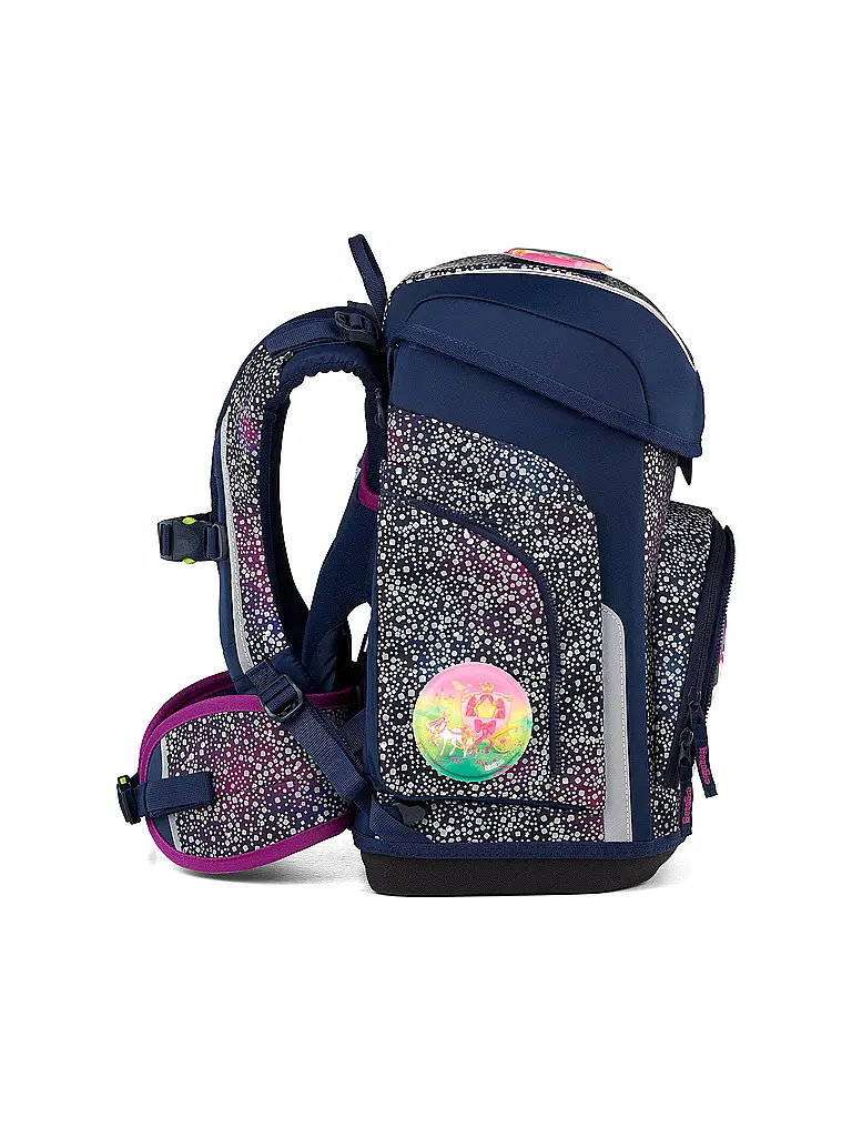 ERGOBAG | Set de cartable 5 pièces CUBO Bärlaxy | Bleu foncé