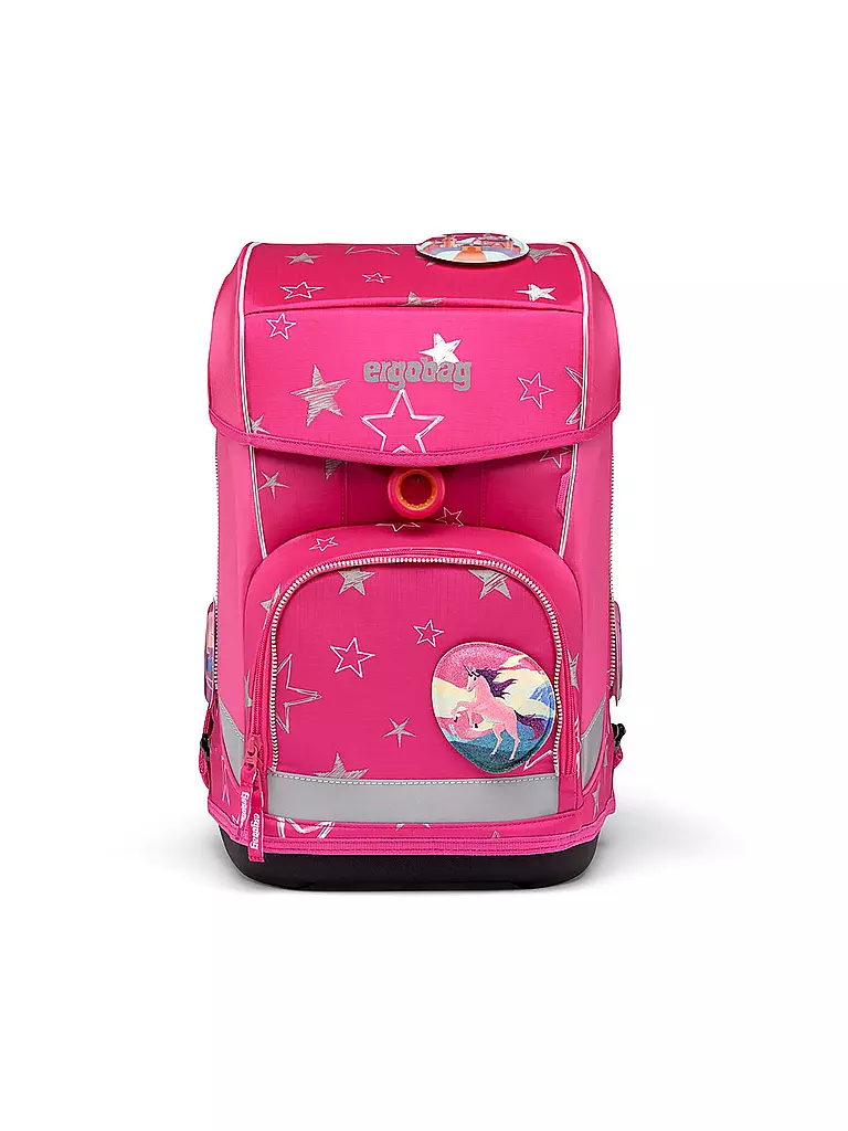 ERGOBAG | Set de cartable 5 pièces Cubo Light - SternzauBär | Rose vif