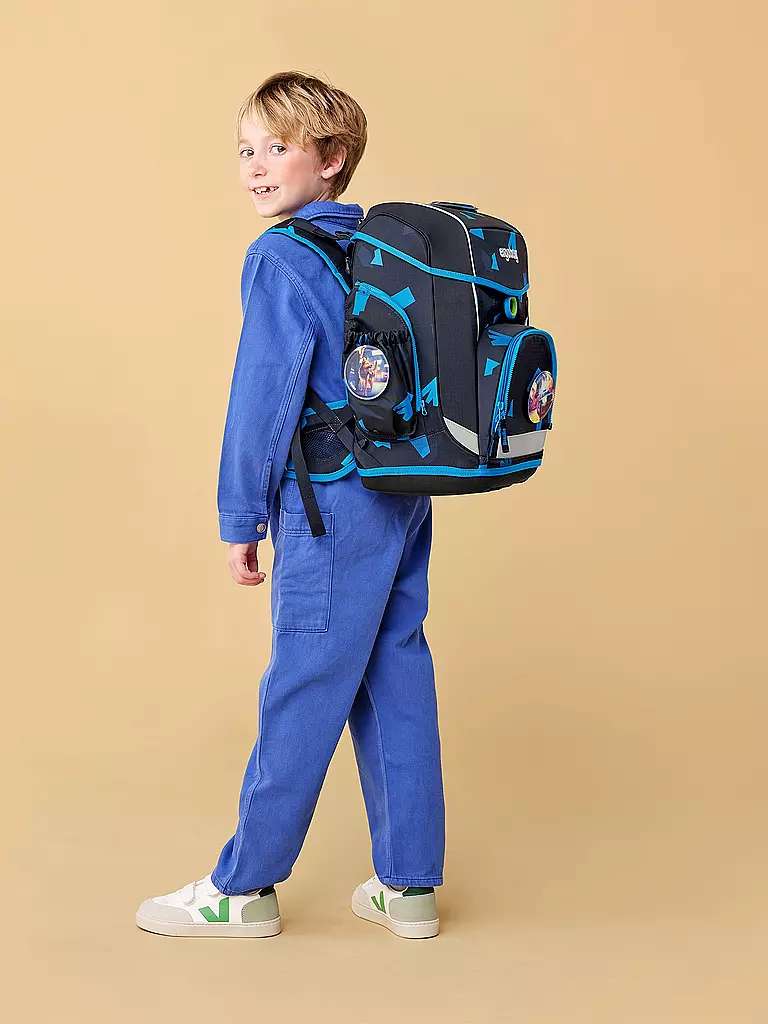 ERGOBAG | Set de cartable 5 pièces CUBO LIGHT VerfolgBäerjagd |