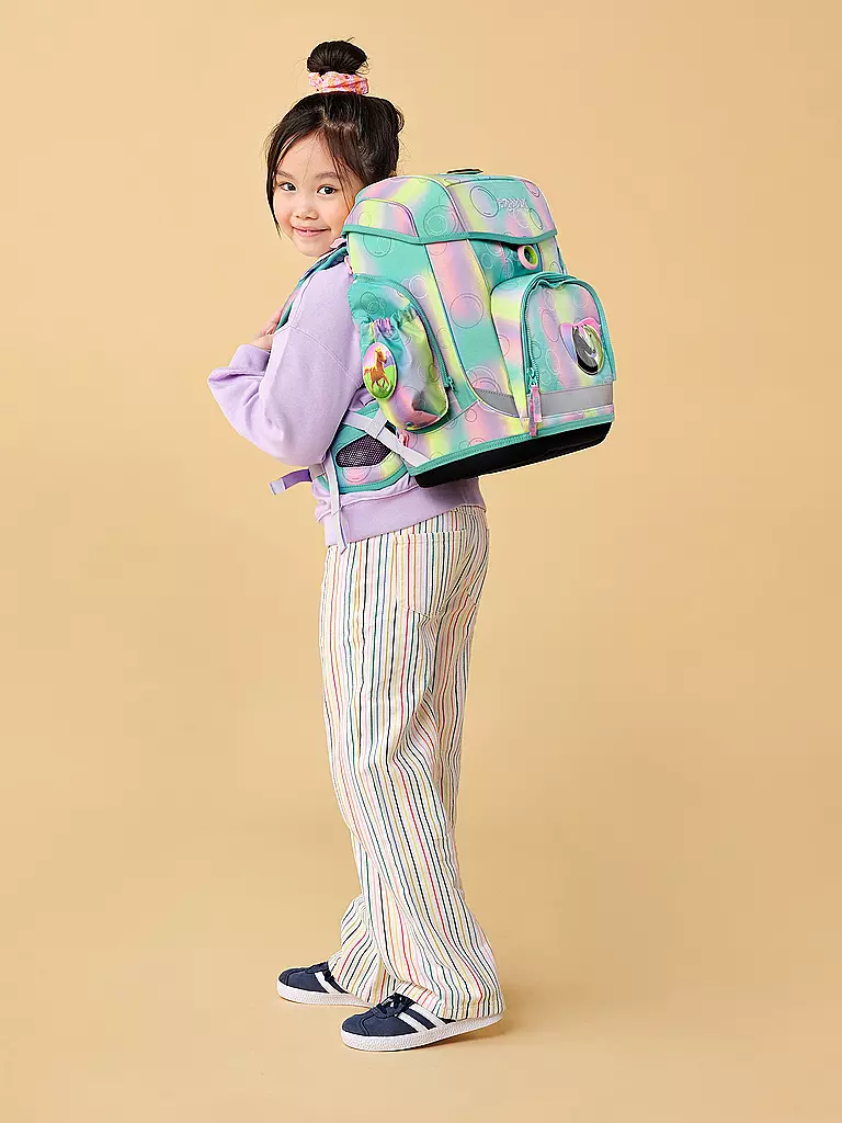 ERGOBAG | Set de cartable 5 pièces CUBO LIGHT ZauBärwelt | Multicolore