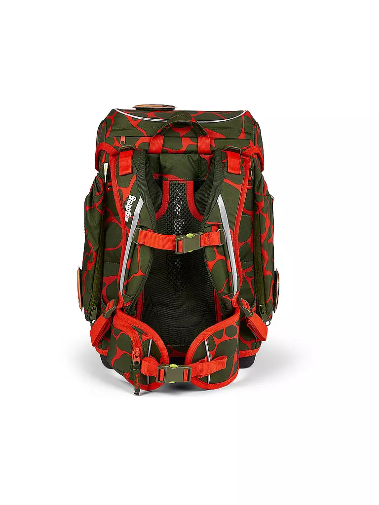 ERGOBAG | Set de cartable 5 pièces CUBO Lumi FeuerspeiBär | Olive