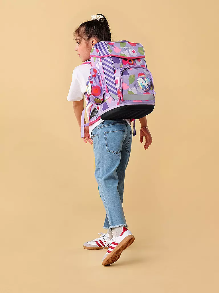 ERGOBAG | Set de cartable 6 pièces CUBO LIGHT BlütenzauBär | Lilas