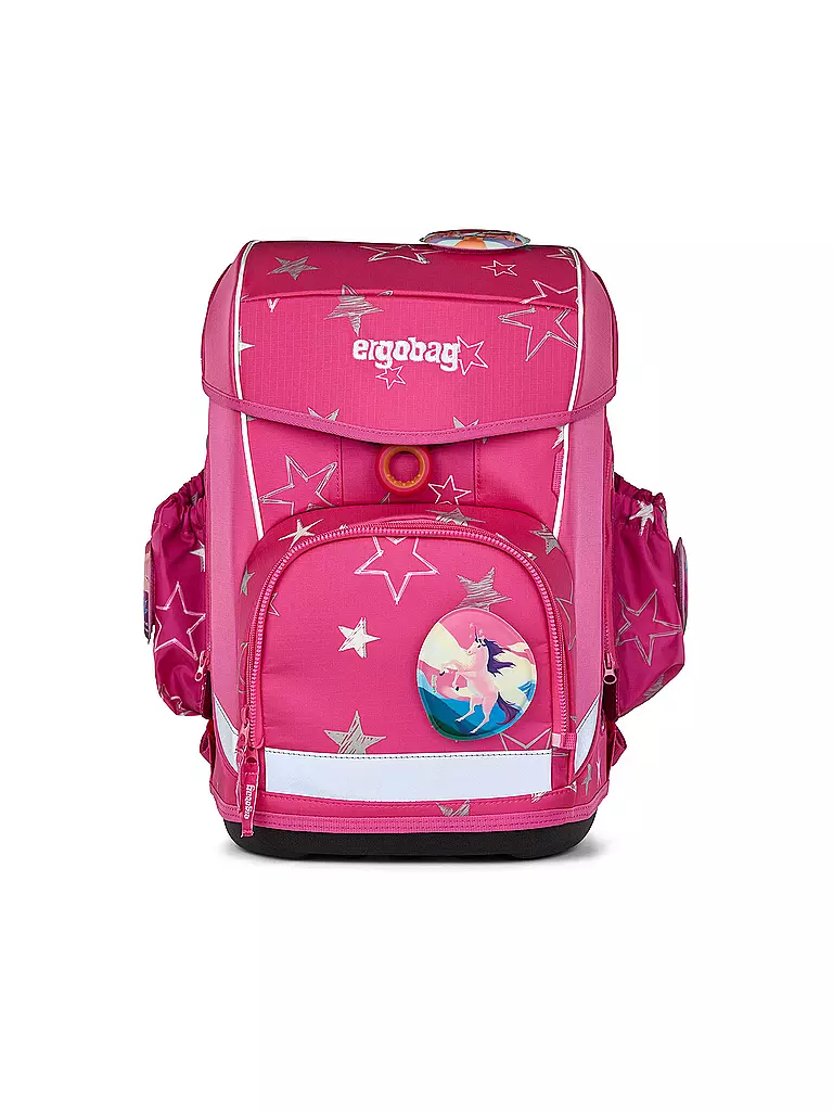 ERGOBAG | Set de cartable 6 pièces CUBO LIGHT SternzauBär | Rose vif