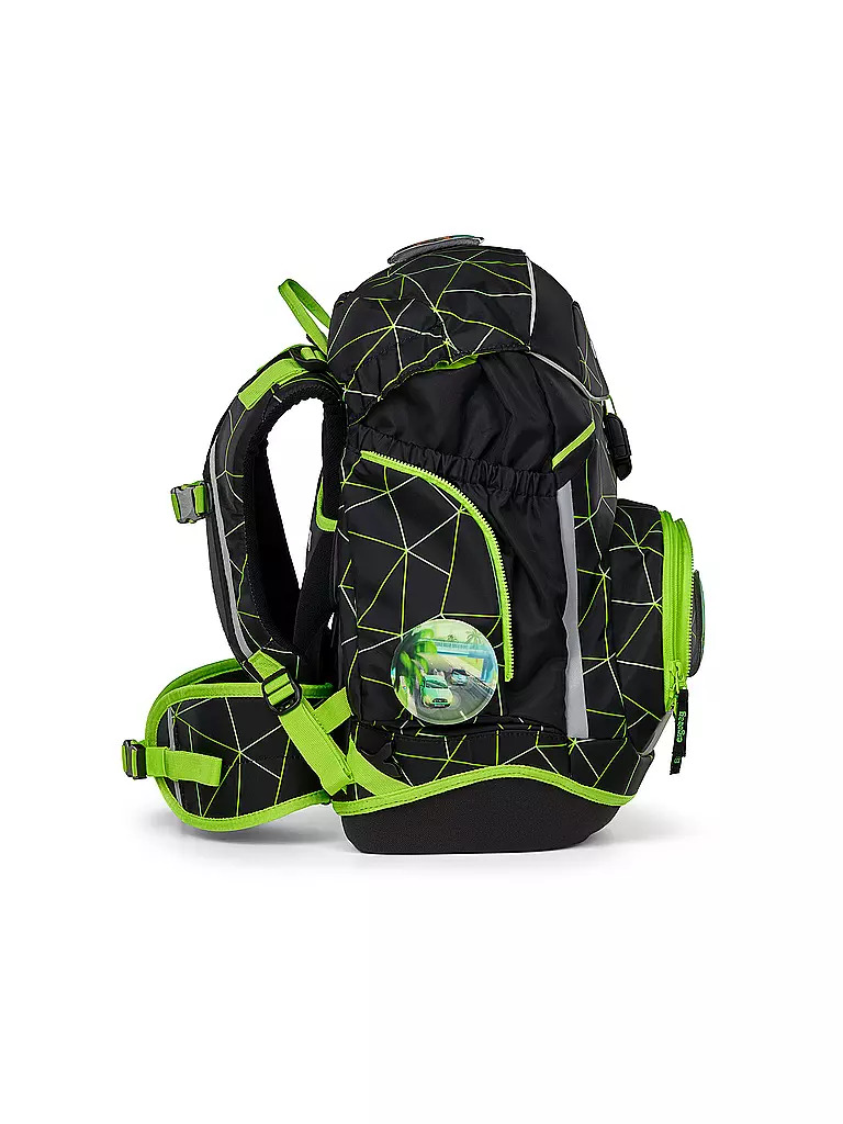 ERGOBAG | Set de cartable 6 pièces Cybär Race | Noir