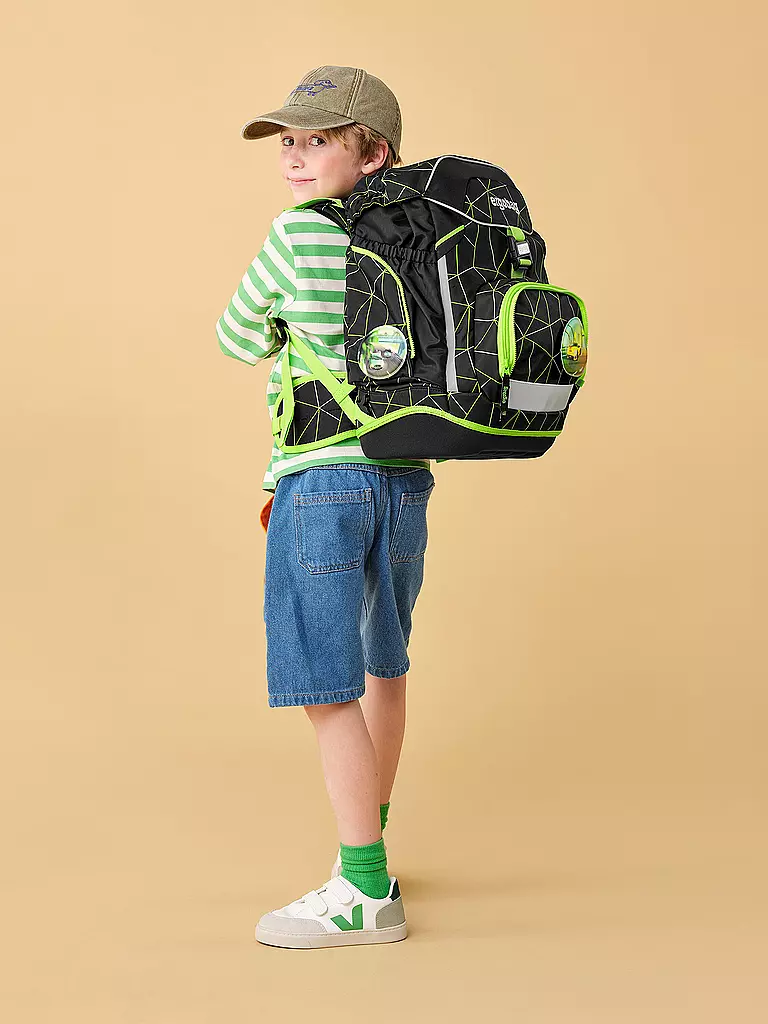 ERGOBAG | Set de cartable 6 pièces Cybär Race | Noir