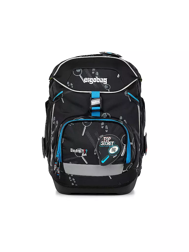 ERGOBAG | Set de cartable 6 pièces Les Trois Points d'Interrogation | Noir