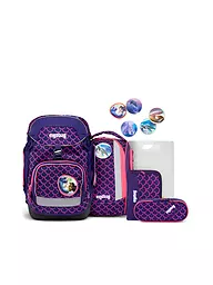 ERGOBAG | Set de cartable 6 pièces MAXI Lumi - PerlentauchBäre | Lilas