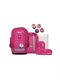 ERGOBAG | Set de cartable 6 pièces MAXI SternzauBär | Rose vif