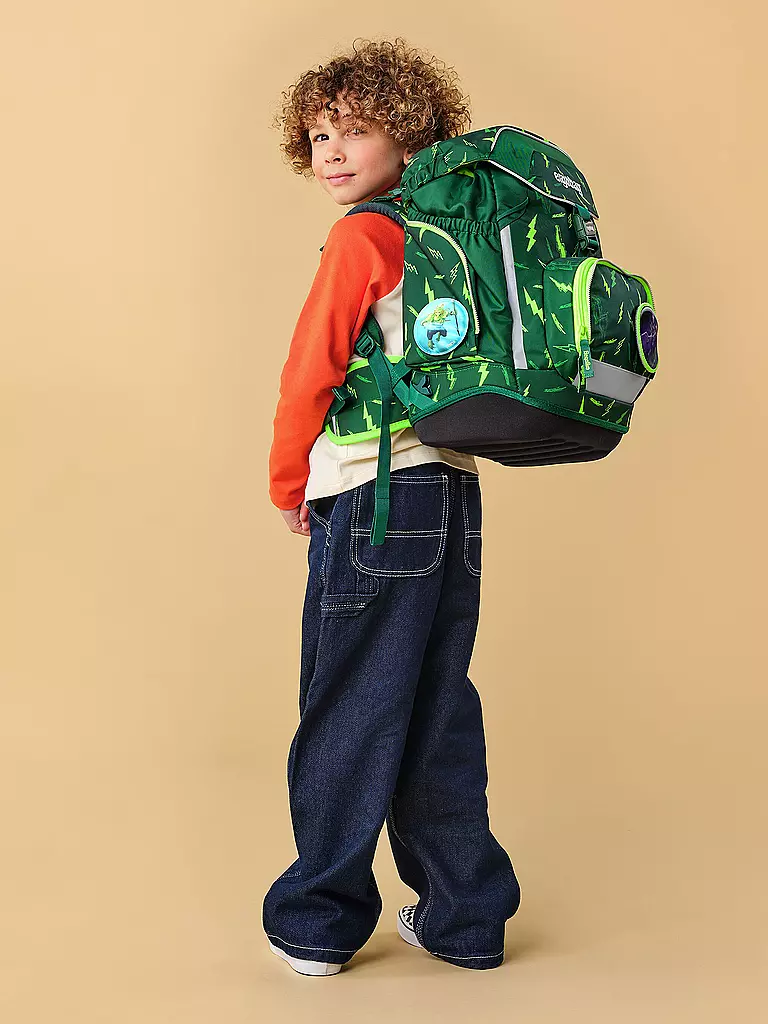 ERGOBAG | Set de cartable 6 pièces PACK Bärtastisch | Vert foncé