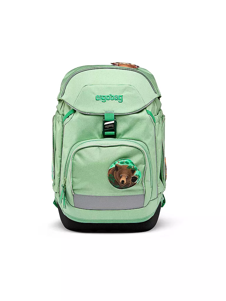 ERGOBAG | Set de cartable 6 pièces PACK Eco Hero - WaldBärwohner | hellgrün
