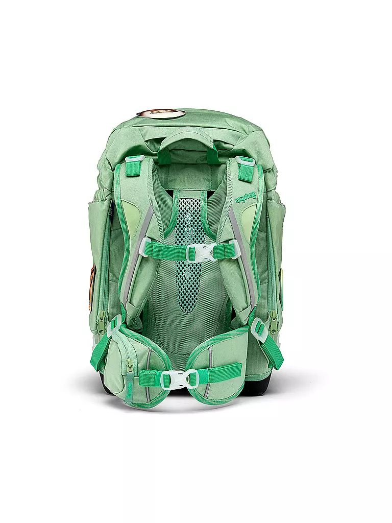 ERGOBAG | Set de cartable 6 pièces PACK Eco Hero - WaldBärwohner | hellgrün