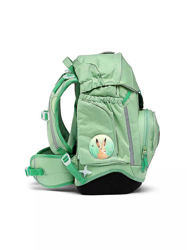 ERGOBAG | Set de cartable 6 pièces PACK Eco Hero - WaldBärwohner | hellgrün