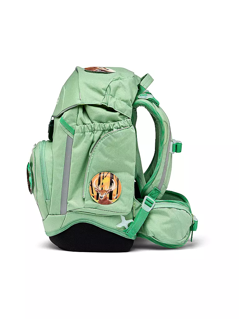 ERGOBAG | Set de cartable 6 pièces PACK Eco Hero - WaldBärwohner | hellgrün