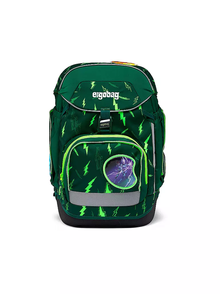 ERGOBAG | Set de cartable 6 pièces PACK Lumi - Bärtastisch | Vert foncé