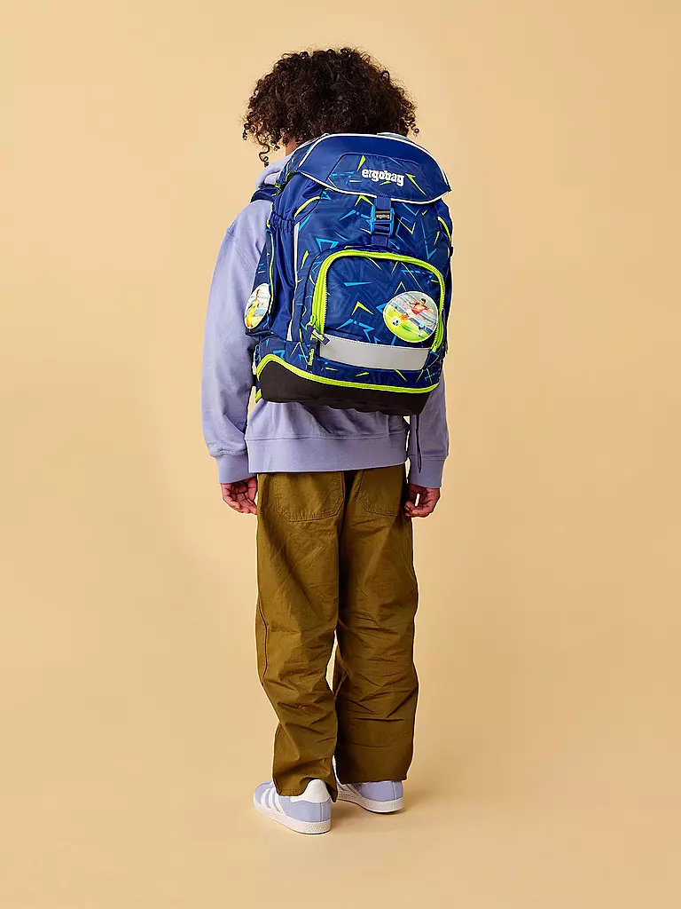 ERGOBAG | Set de cartable 6 pièces Spitzenreitbär | Bleu foncé