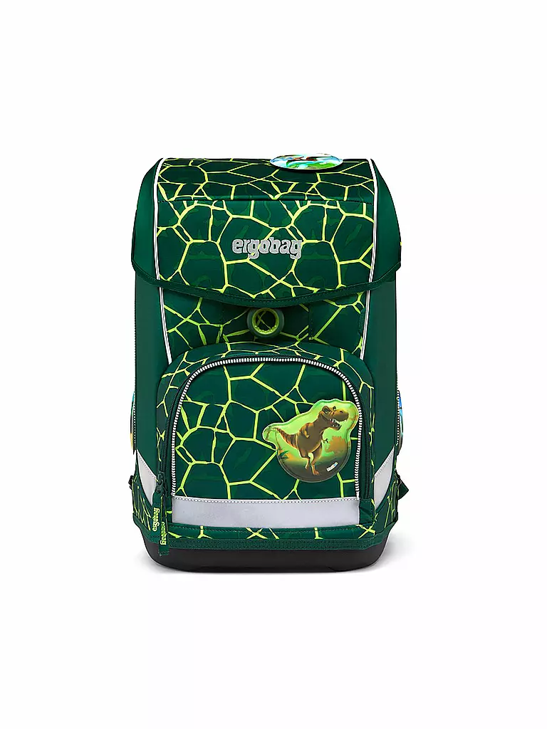ERGOBAG | Set de cartable Cubo Light 6 pièces BärRex | Vert foncé