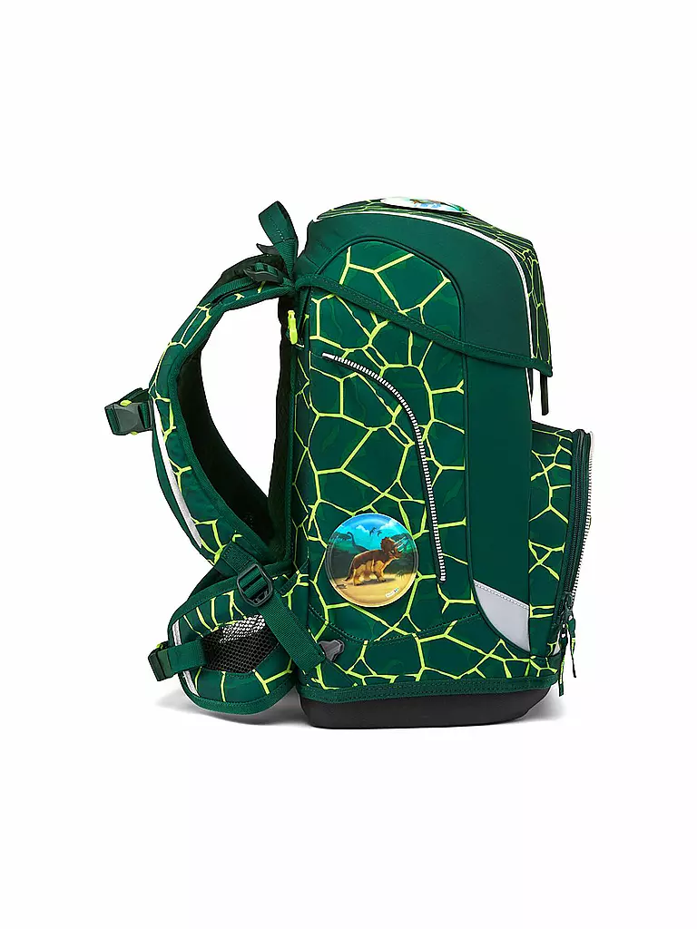 ERGOBAG | Set de cartable Cubo Light 6 pièces BärRex | Vert foncé