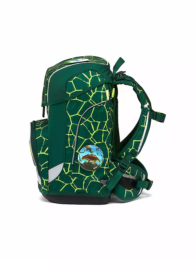 ERGOBAG | Set de cartable Cubo Light 6 pièces BärRex | Vert foncé