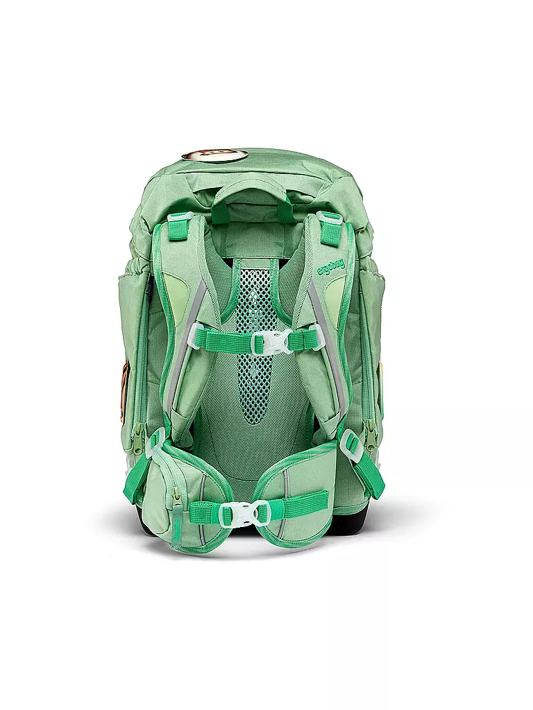 ERGOBAG | Set de cartables 5 pièces CUBO Eco Hero - WaldBärwohner | Vert clair
