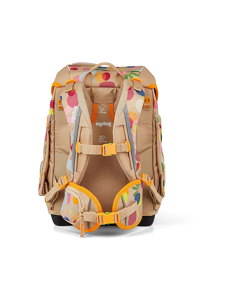 ERGOBAG | Set de cartables 5 pièces CUBO Flower PowBär 2026 | Beige