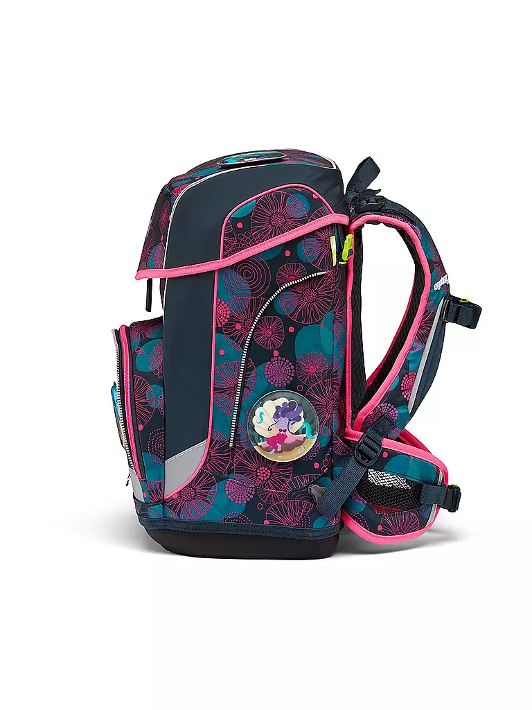 ERGOBAG | Set de cartables 5 pièces Cubo Light - KorallBär | Bleu foncé