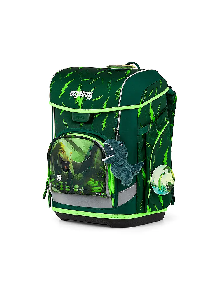 ERGOBAG | Set de cartables 5 pièces CUBO LIGHT 2026 | Vert foncé